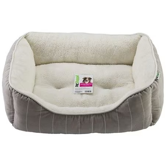 🐶 New PetShoppe Sherpa Pet Bed, For Dogs or Cats, Light Gray - Picture 3 of 6